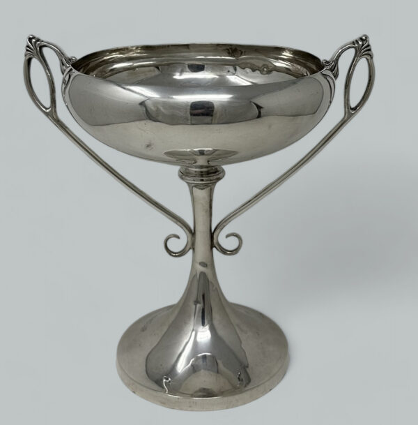 140 Sold Antique Art Nouveau English Sterling Silver Sporting Trophy Cup Bowl Centerpiece