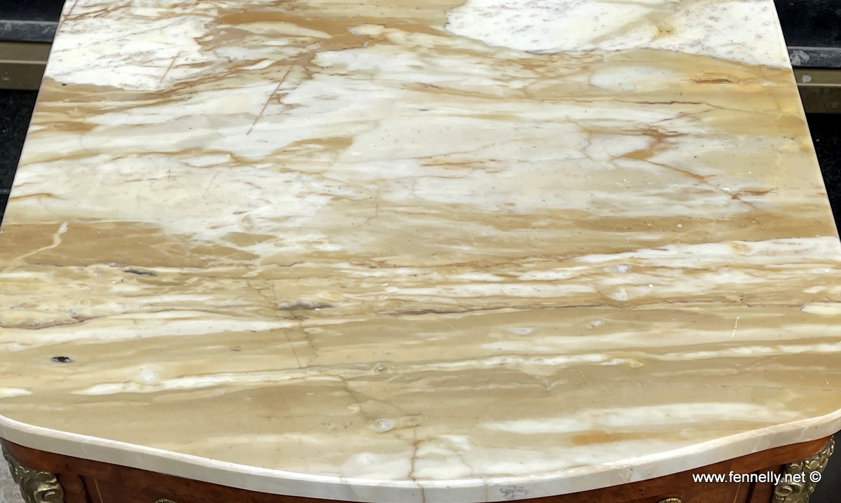 949 Stunning Pair of French Walnut Cabinets - Circa 1890 - Image 7