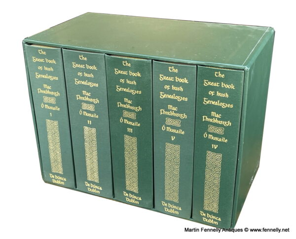 171 The Great Book of Irish Genealogies - Five volumes. Dublin: De Búrca - 2003-4