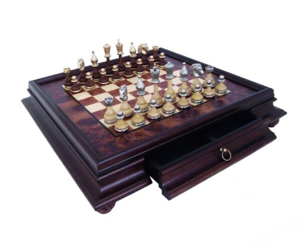 899 Sold Italian Chess Board and Hand Made Pieces - Excellent Quality