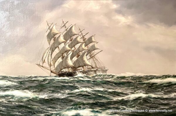 496 The Great American Clipper - Henry Scott 1911-2005 Oil on Canvas