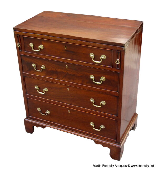 810 Sold Mahogany Batchelors Chest Circa 1880 - English