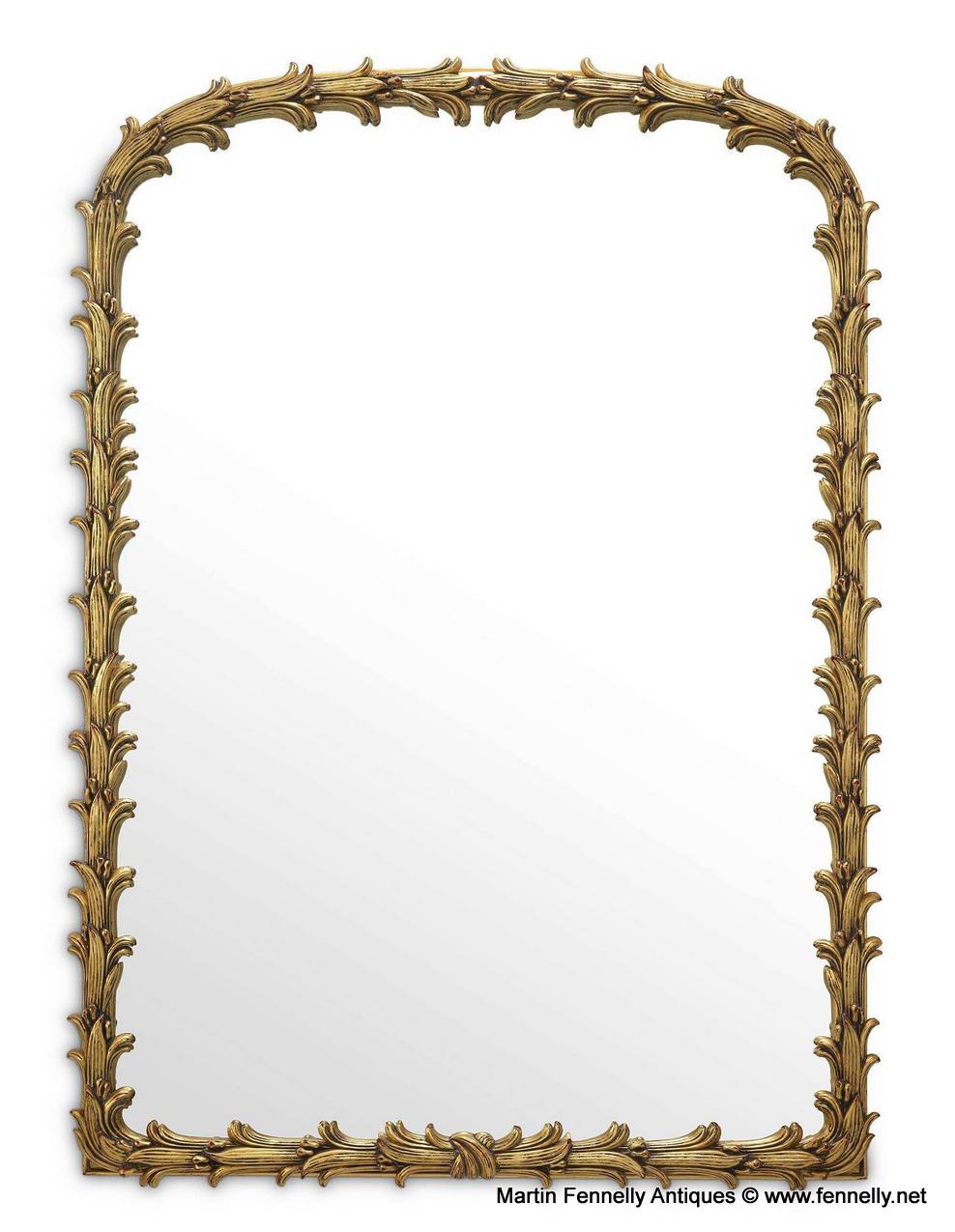203 Sold Pair of Mirrors finished in Antique Gold - Lovely Size - Image 3