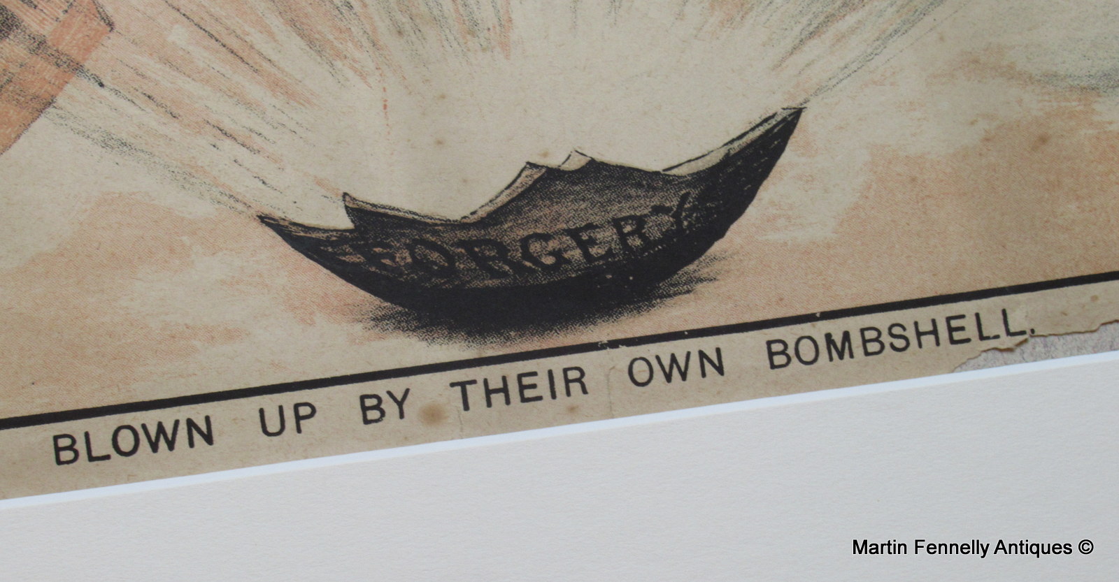 151a Rare Set of old United Ireland Magazine Satirical Cartoons all Late Victorian and original - Image 8