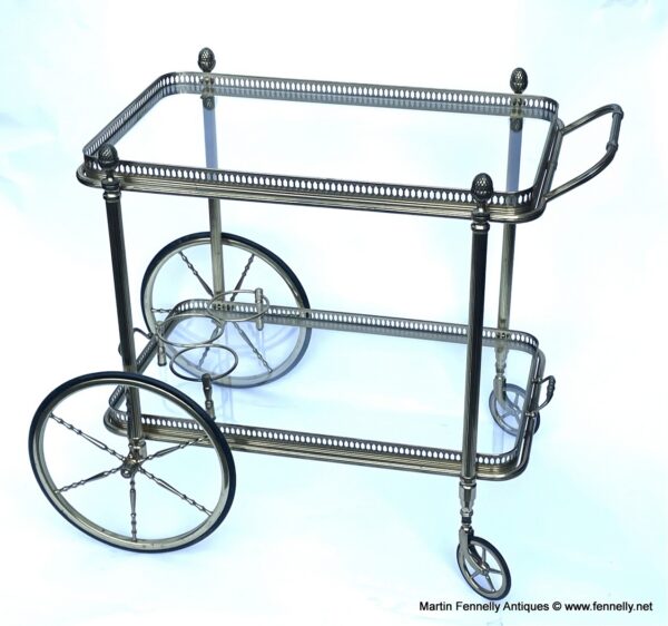 960 Sold Rare French Bar Cart - Circa 1950 - Maison Bagués