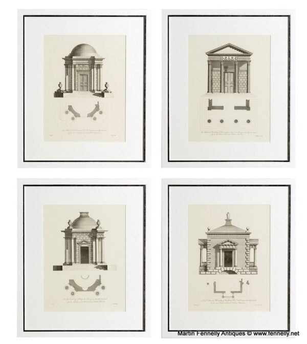 M146 Sold Set of Four Architectural Framed Prints
