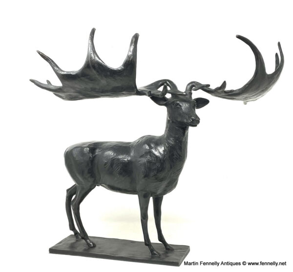 038 Sold Rare Bronze - Giant Irish Elk - Paul Ferriter - Irish