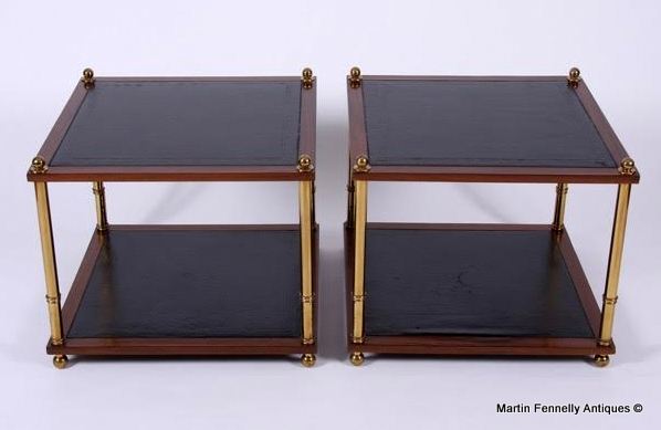 M079 Sold Pair of French Side Tables - Circa 1960 - Mid Century