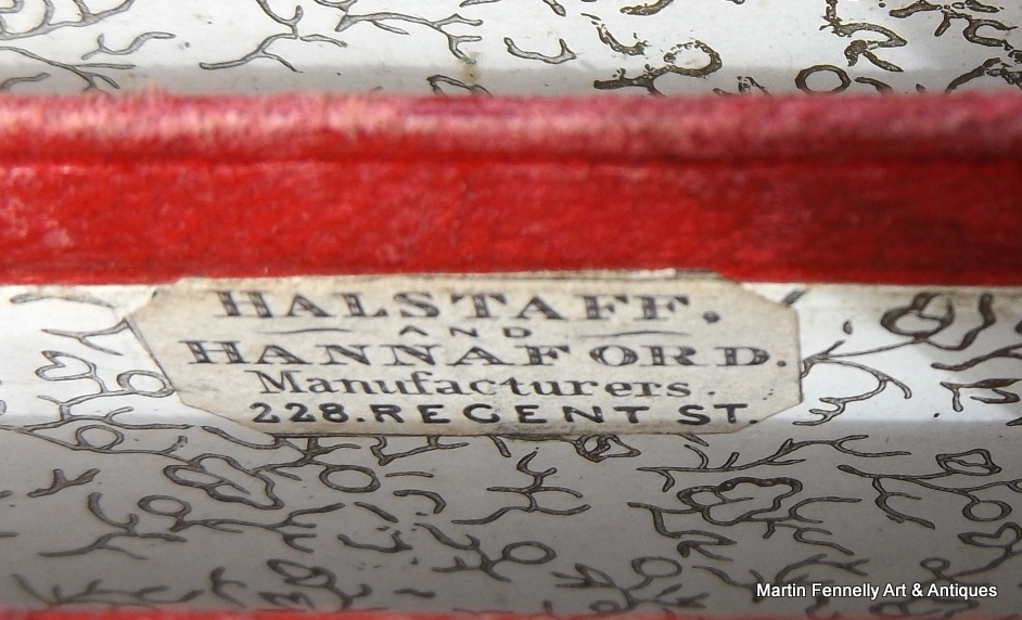 508 Sold Superb Coromandel Stationery Casket by Halstaff Hannaford London 1850 - Image 6