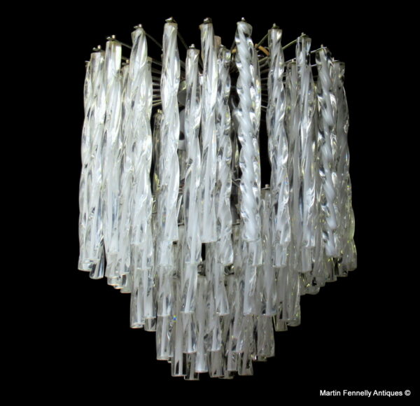 M052 Sold Superb Italian Chandelier Circa 1950 - Crystal