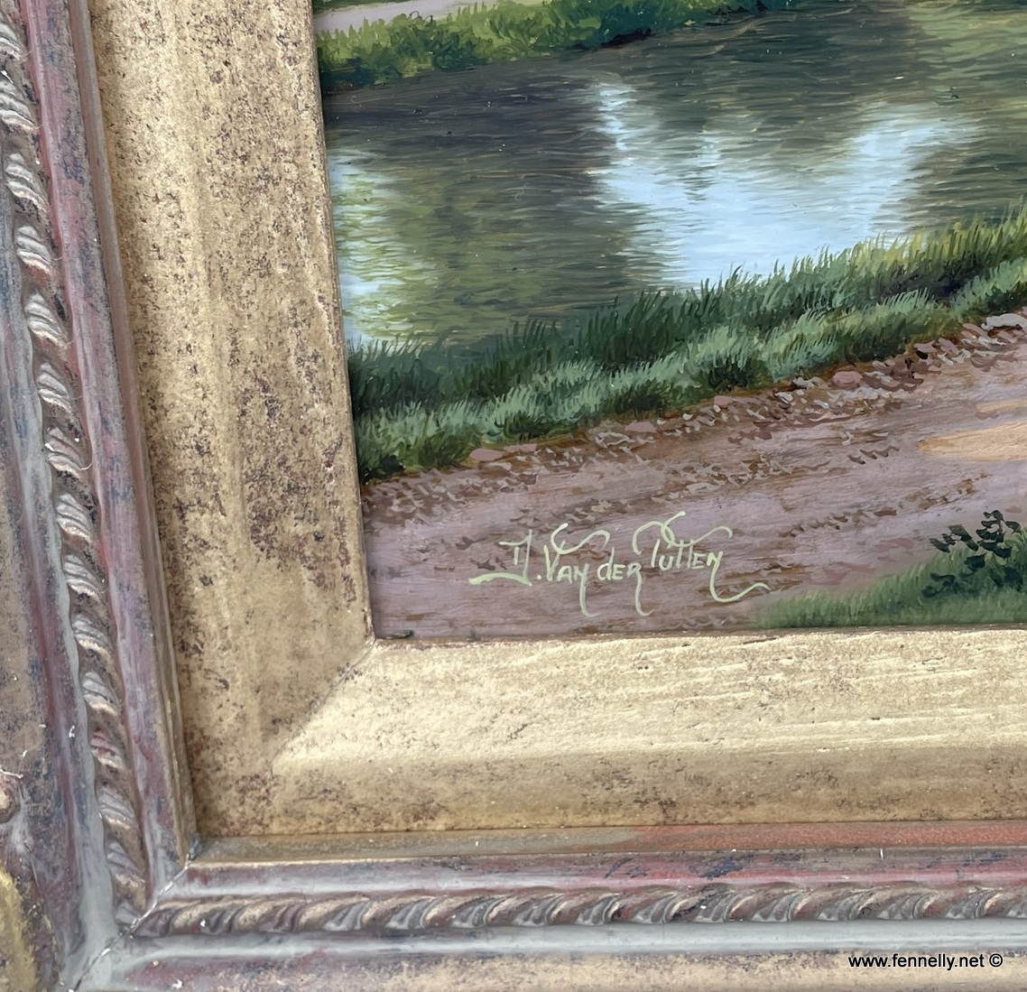 148 Sold Daniel Van der Putten - Ballycowan Castle, Offaly - Oil Painting on Panel - Image 3