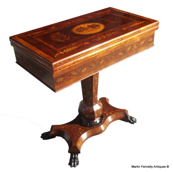 595 Sold Museum Quality Irish Killarney Antique Table Circa 1870