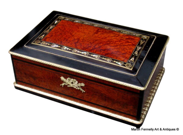 930 Sold French Casket - Circa 1890 - Paris - Stunning Museum Quality Piece - Tahan