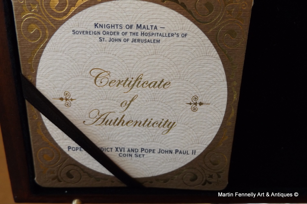 392 Pope Benedict and Pope John Paul Coin Set - 2005 - Minted by BH Mayer - Image 6