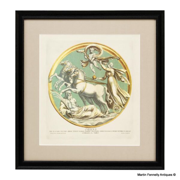 M047 Sold Set of 6 Framed Pietro Santi Bartoli Engravings