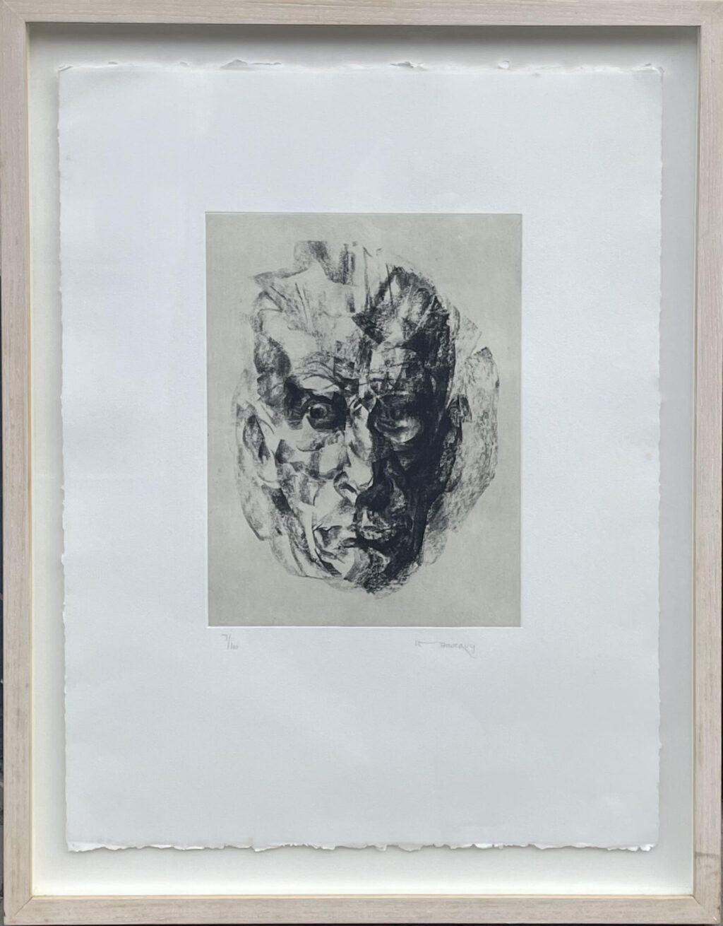 724 Sold Louis Le Brocquy – Image Samuel Beckett – Intaglio print ...
