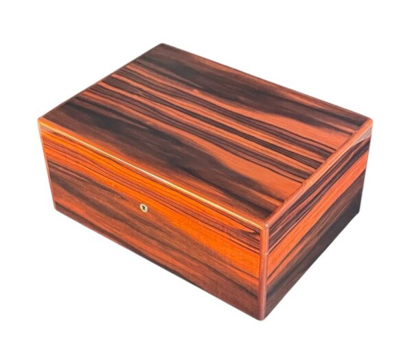 864 Rare Manning of Ireland Jewellery Box - Irish Made - Macassar Ebony