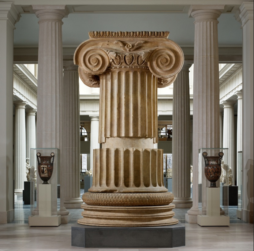 M166 Beautiful Pair of Miniature Marble Columns - Artemis Columns - Met Museum New York - Gallery 160 - Image 5