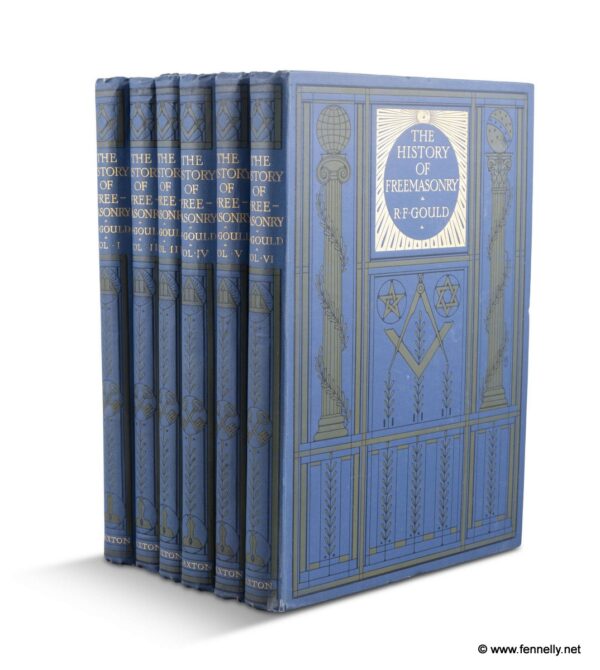 449 Sold History of Freemasonary - Robert Gould - 6 Volumns