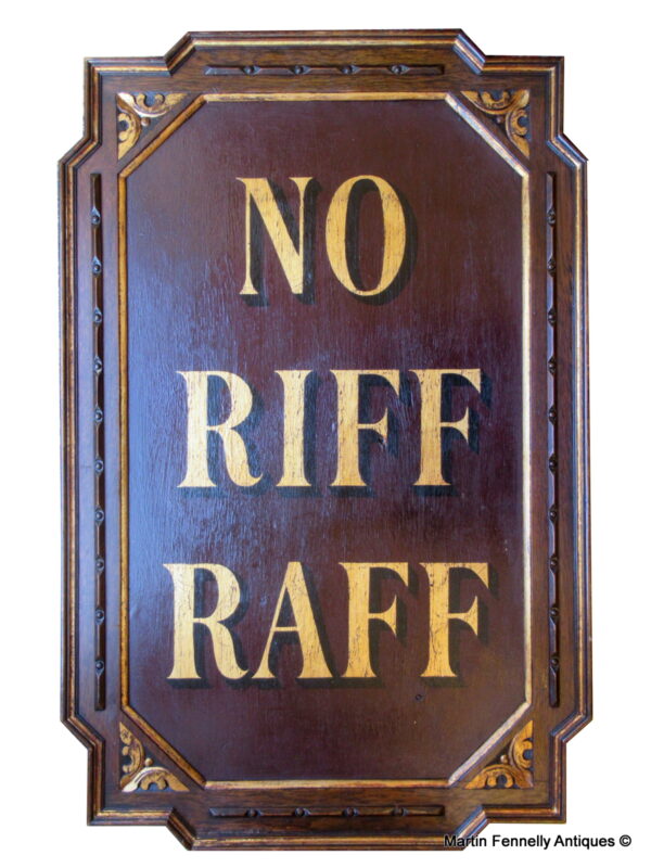 685 Sold Hand Painted Pub Sign - Mahogany - English