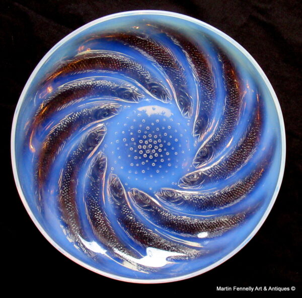 772 Sold René Lalique - Original Plate - Poissons  Plate - From 1931