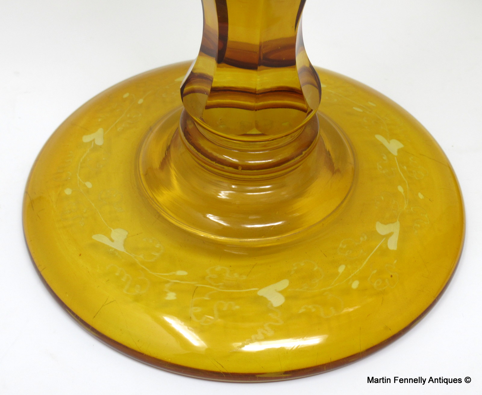 775 Sold Superb Pair of Bohemian Czech lidded Goblets - Circa 1850 - Image 8