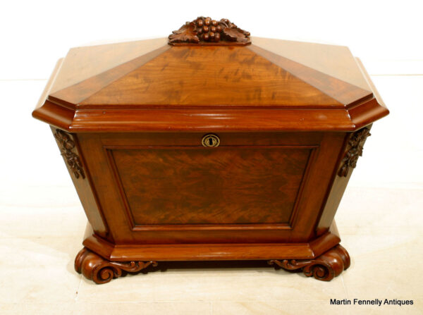 280 Regency Mahogany Wine Cellarette - Circa 1825