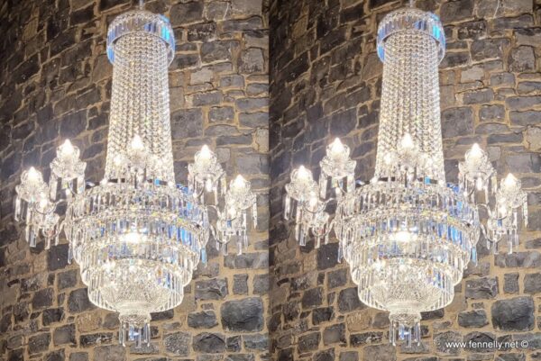 423 Stunning Large Pair of Chandeliers - 10 Arm - Polished Chrome