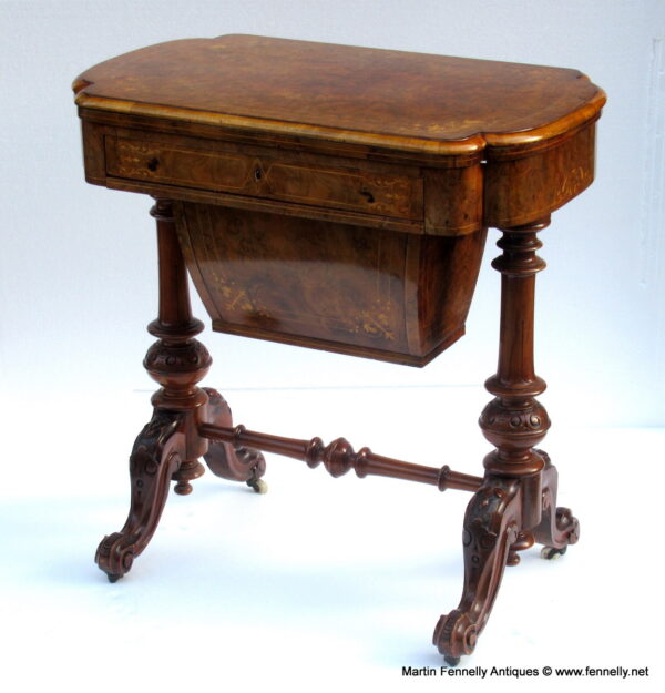 397 Sold Walnut Games Table - Superb Quality - Circa 1870 English