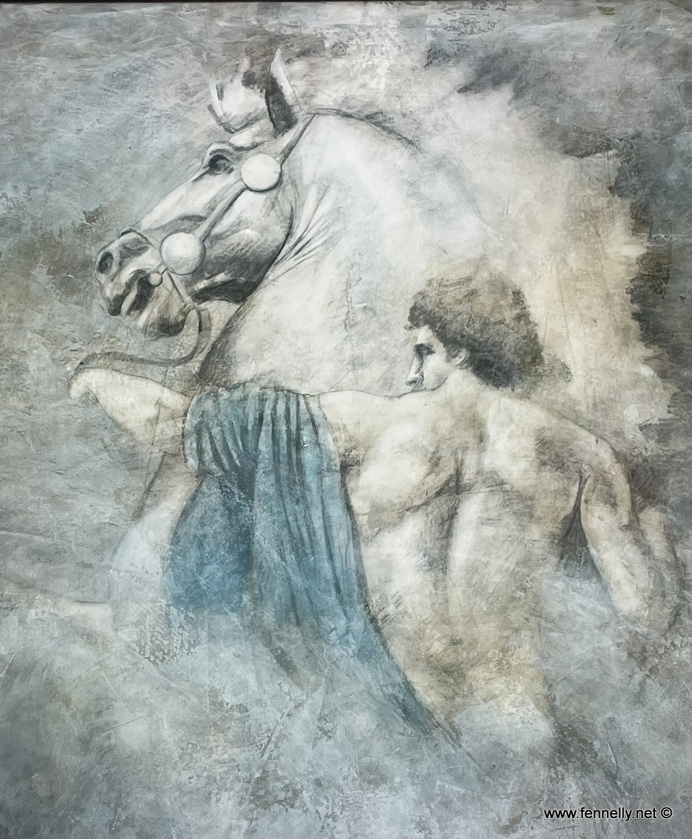 734 Pair of Large Coloured Prints by J Parrish - Gilt Frames - Image 5