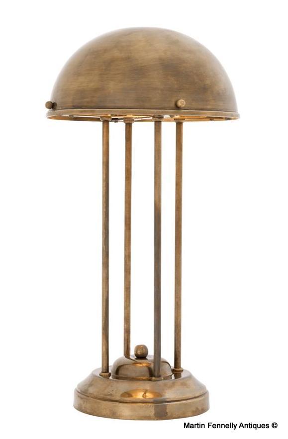 M107 Pair Brass Desk or Console Table Livre Lamps - Eichholtz - Image 3