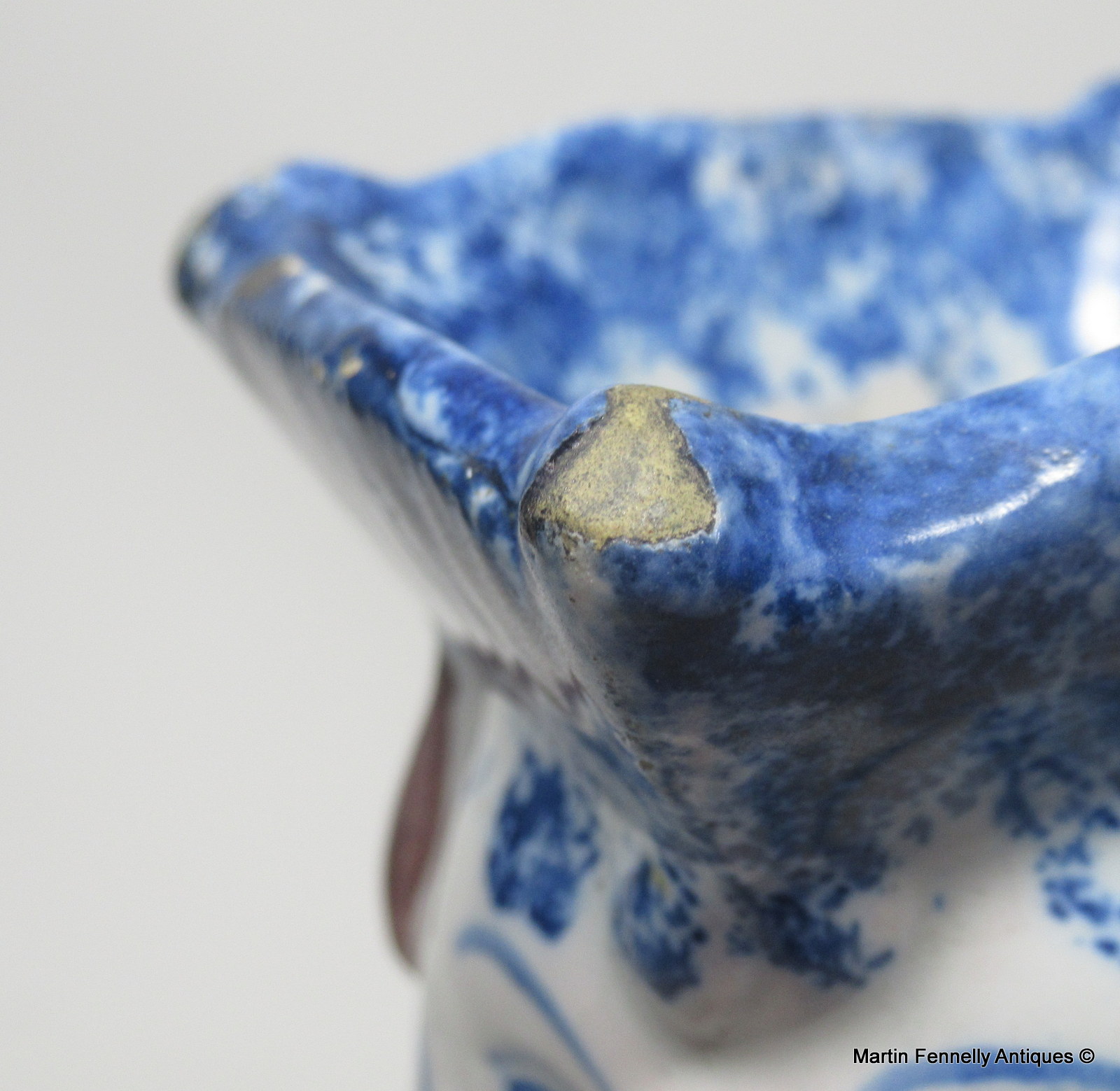 394 Delft Dutch Toby Jug - Late 19th Century - Blue and White - Image 7