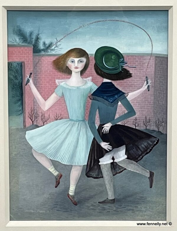 474 Sold Oil On Board - Dorethea Stefula - German - Friends