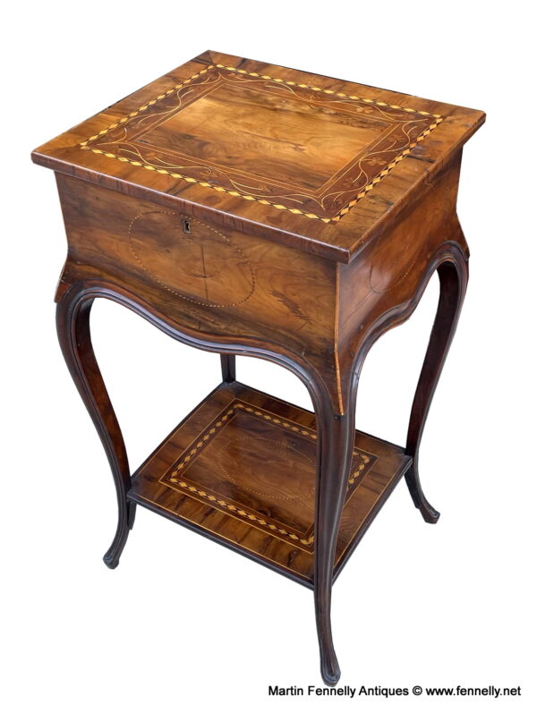 706 Very Rare Irish Killarneywear Tea Poy - Circa 1900