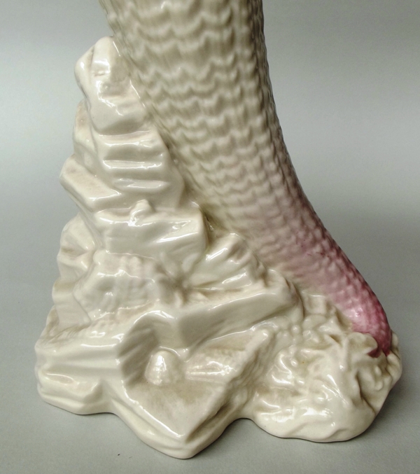 958 Sold Irish Belleek Cornucopia Vase Second Black Mark 1891-1926 - Image 3