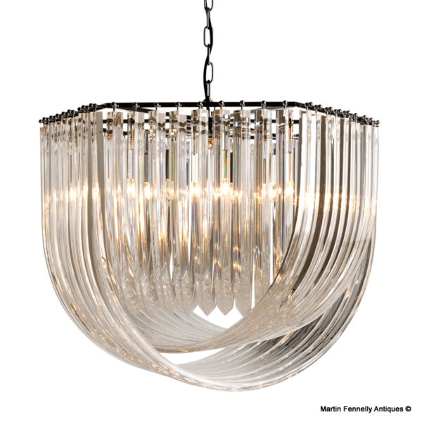 812A Sold Large Venini Chandelier - Carlo Nason - Eichholtz