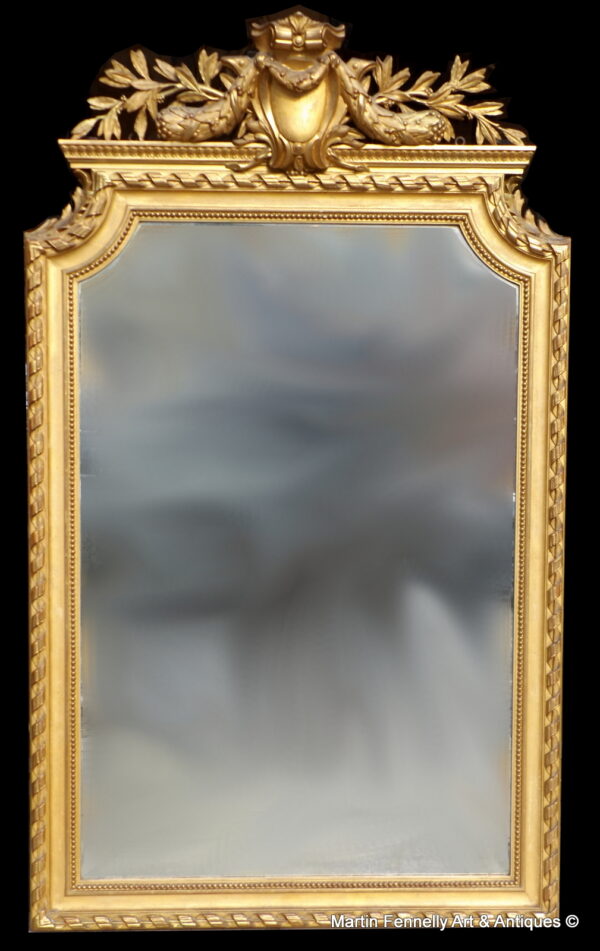 420 Antique French Mirror Circa 1890 - Excellent Quality