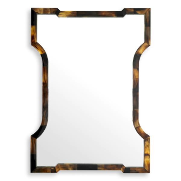 M188 The Scalamanca Mirror - Rare Frame in Buffalo Horn