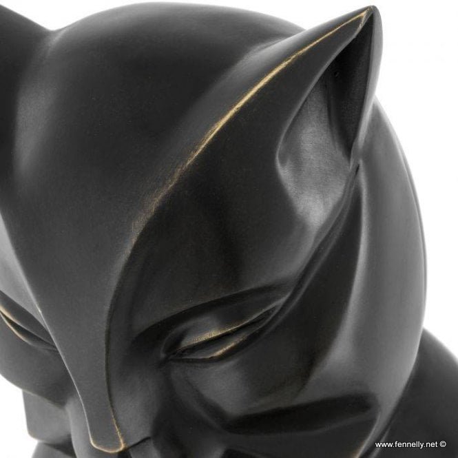 778 Large Pair Bronze Cats - Art Deco -on Plinths - Image 4