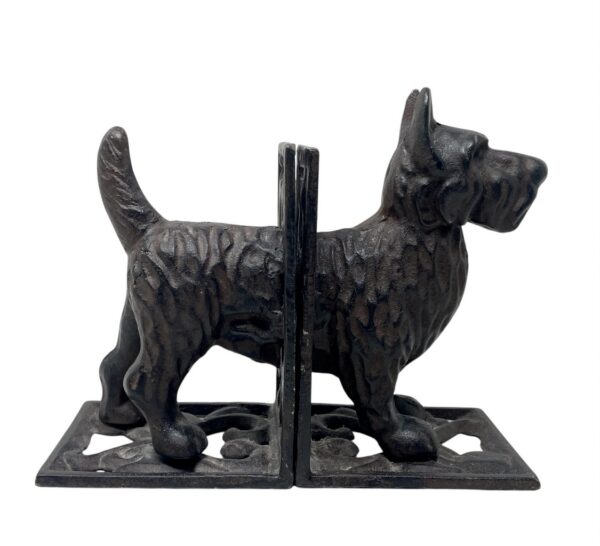 901 Victorian Bookends - Cast Iron - Canine Themed