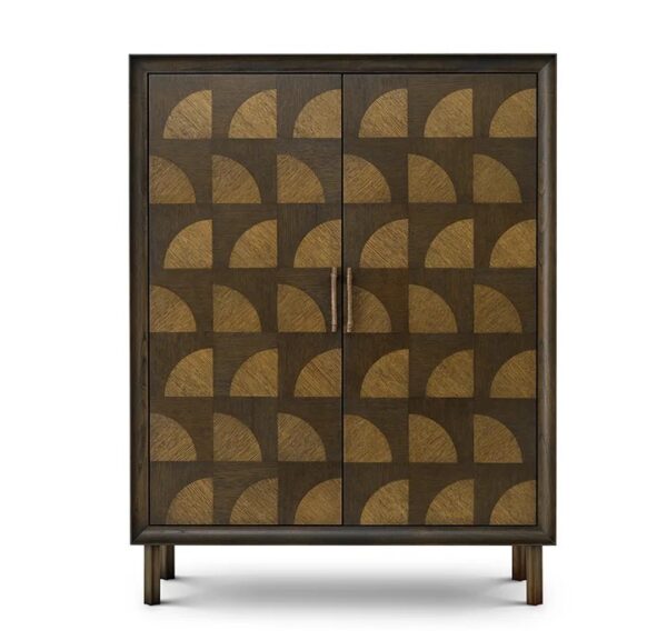 M184 Cabinet Kumo - Charcoal Brown Oak Veneer