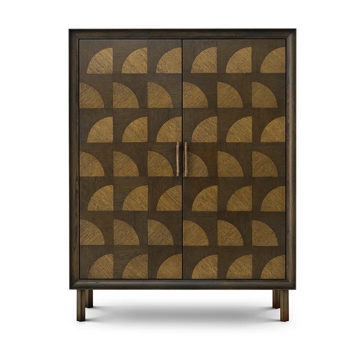 M184 Cabinet Kumo - Charcoal Brown Oak Veneer