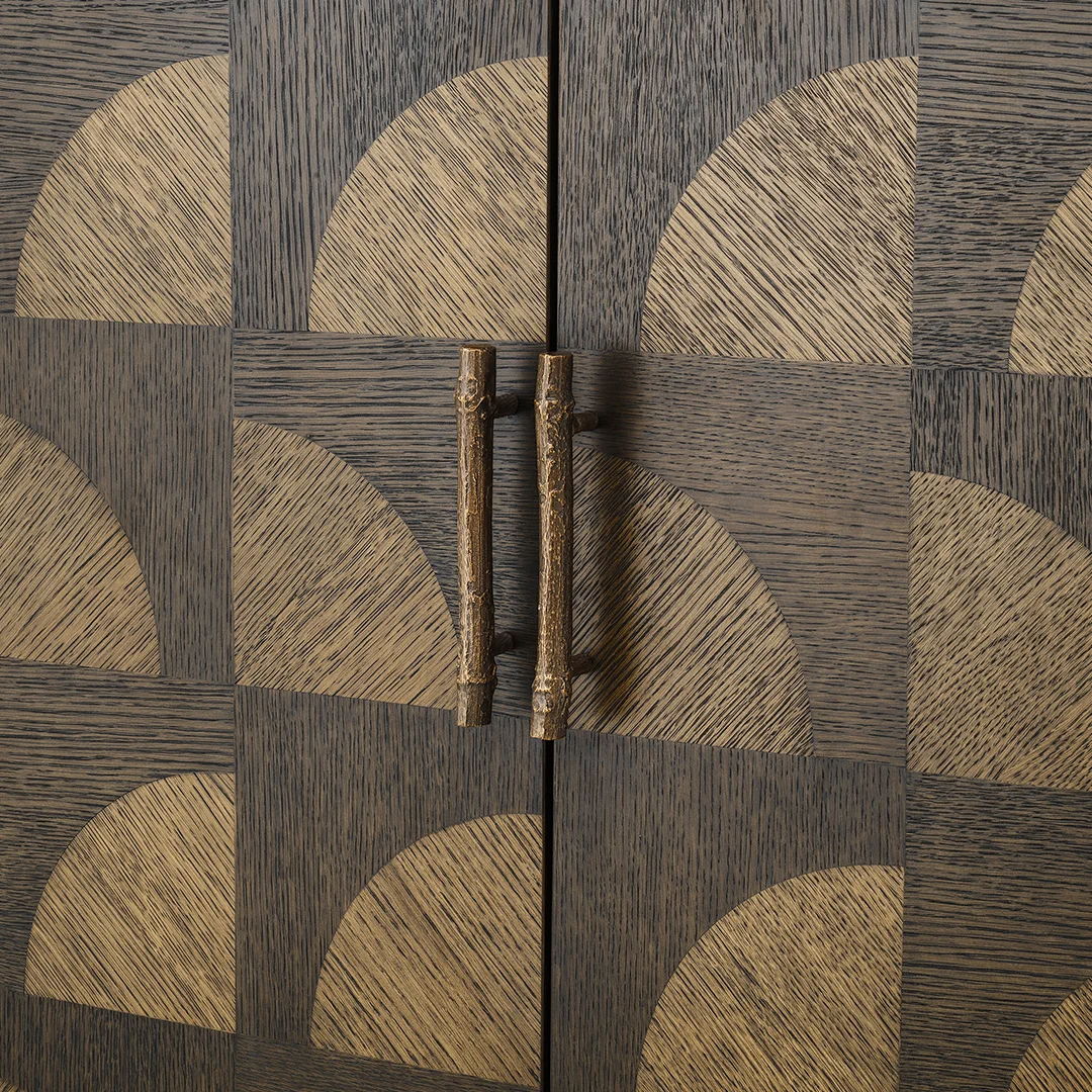 M184 Cabinet Kumo - Charcoal Brown Oak Veneer - Image 5