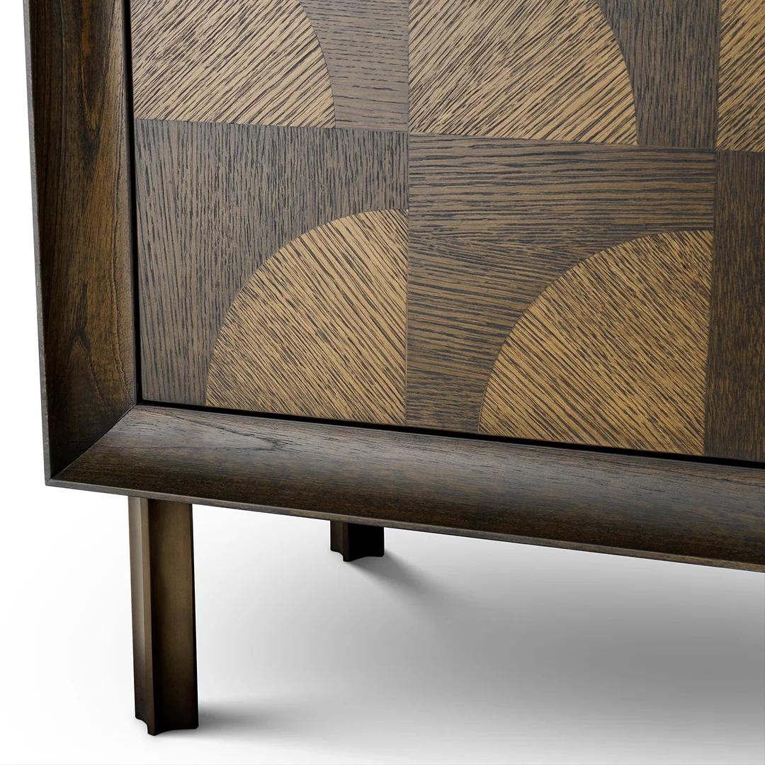 M184 Cabinet Kumo - Charcoal Brown Oak Veneer - Image 2