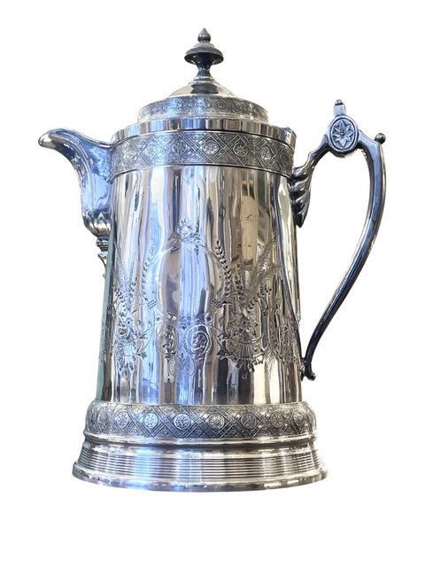 343 Sold Reed and Barton - Water Jug - 1869