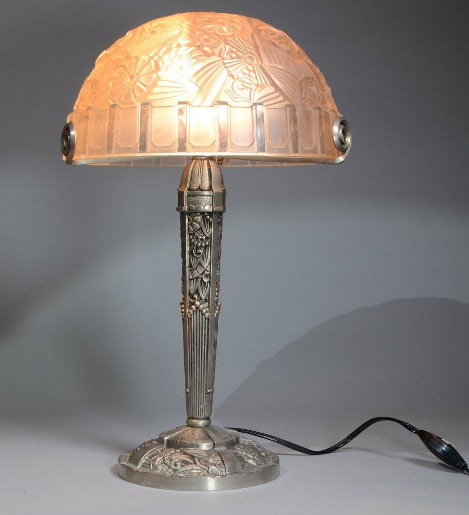 070 Hettier & Vincent original Lamp - Art Deco - French - Image 2