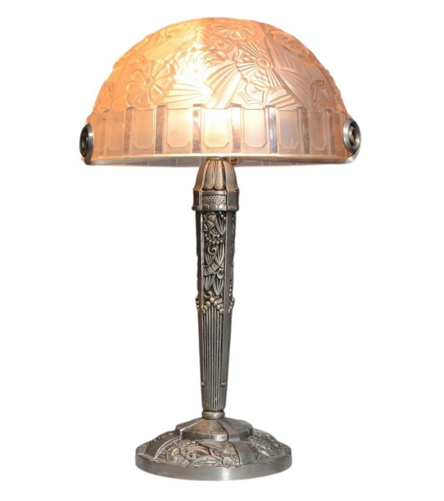 070 Hettier & Vincent original Lamp - Art Deco - French