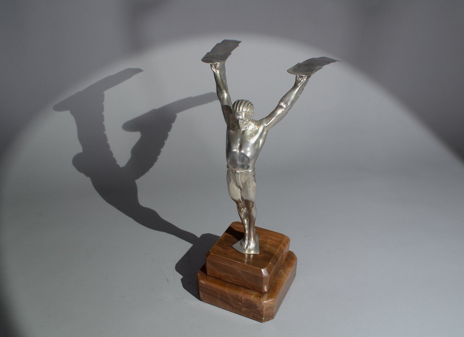 563 Original Art Deco Bronze - Icarus - Circa 1930 - Image 3