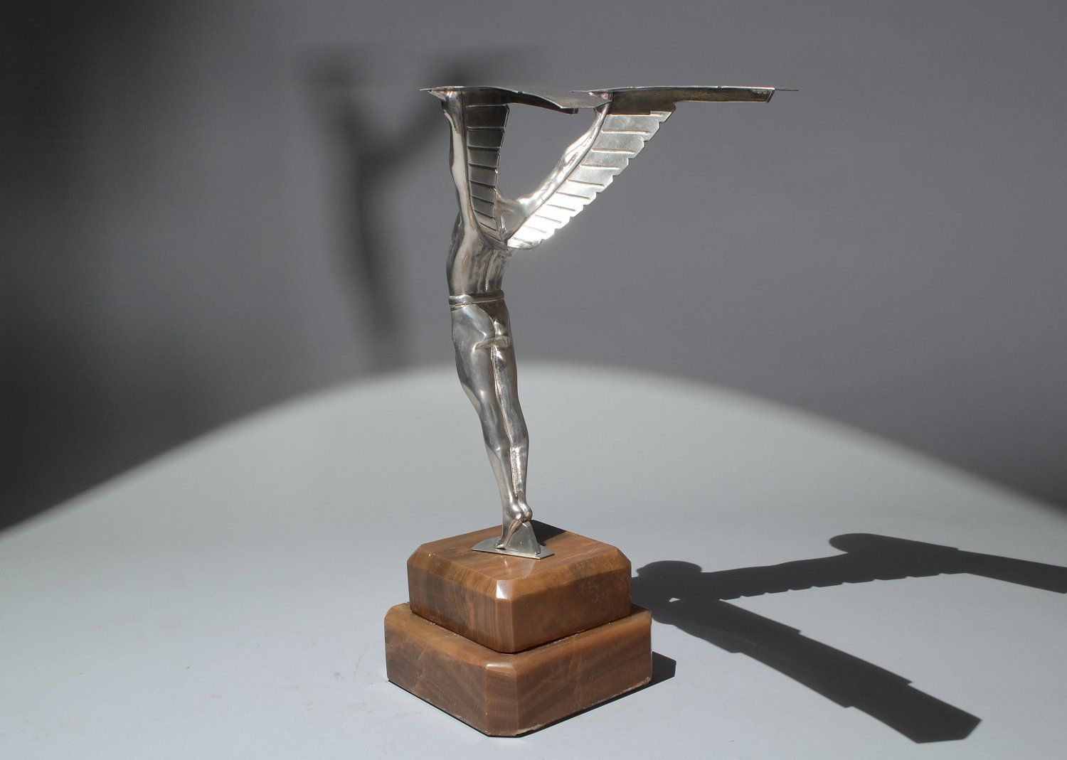 563 Original Art Deco Bronze - Icarus - Circa 1930 - Image 6