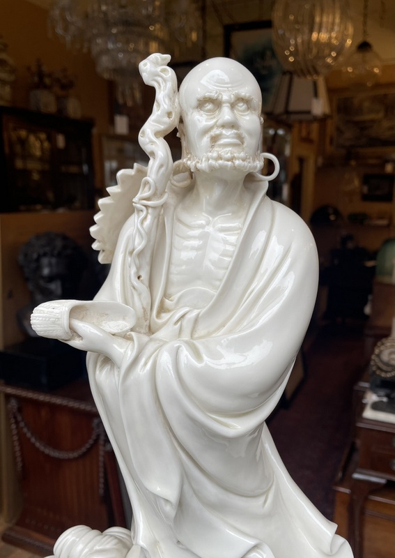 100 Chinese - Blanc de Chine - Chen Mingliang Born 1963 Sculpture Dehua - Image 6